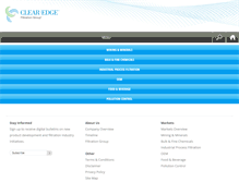 Tablet Screenshot of clear-edge.com